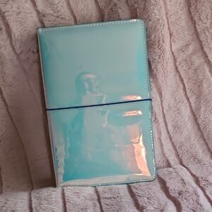 Shiny Blue Notebook Cover